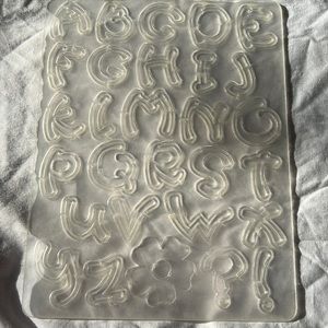 Coluzzle ABC cutting template